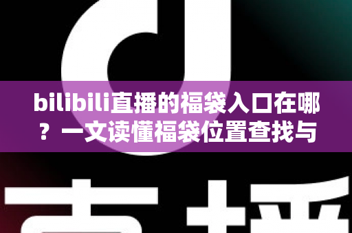 bilibili直播的福袋入口在哪？一文读懂福袋位置查找与抽奖参与全攻略（新手必看指南）