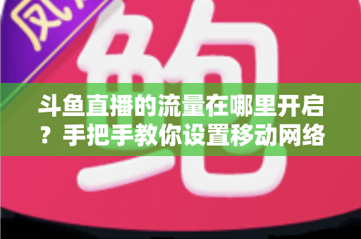 斗鱼直播的流量在哪里开启？手把手教你设置移动网络播放与实用省流攻略