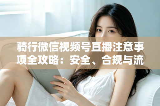 骑行微信视频号直播注意事项全攻略：安全、合规与流量增长一步到位