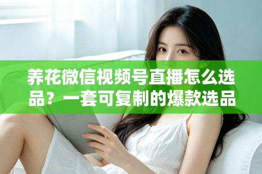 养花微信视频号直播怎么选品？一套可复制的爆款选品实战指南