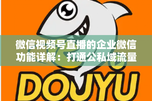 微信视频号直播的企业微信功能详解：打通公私域流量的全链路运营实战指南