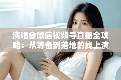 演唱会微信视频号直播全攻略:从筹备到落地的线上演出实战指南 演唱会微信视频号直播全攻略:从筹备到落地的线上演出实战指南