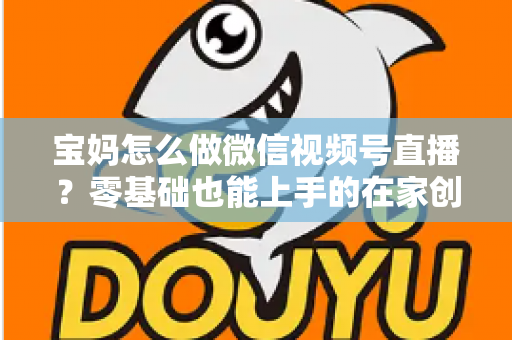 宝妈怎么做微信视频号直播？零基础也能上手的在家创业指南